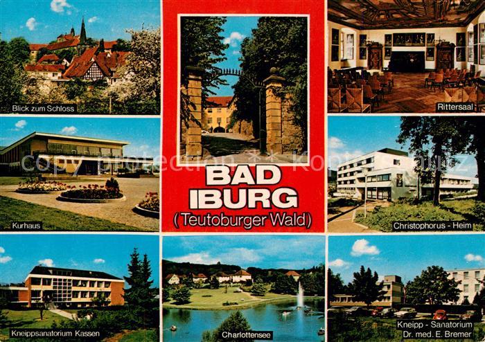 Bad Iburg Schloss Kurhaus Rittersaal Christophorusheim Charlottensee