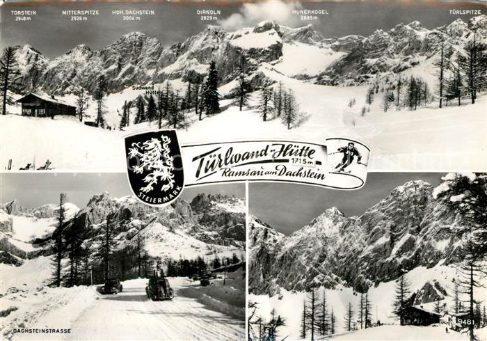 Ramsau Dachstein Steiermark Dachsteinstrasse Winterlandschaft