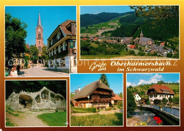 Oberharmersbach Mariengrotte Panoramen Ortsansicht