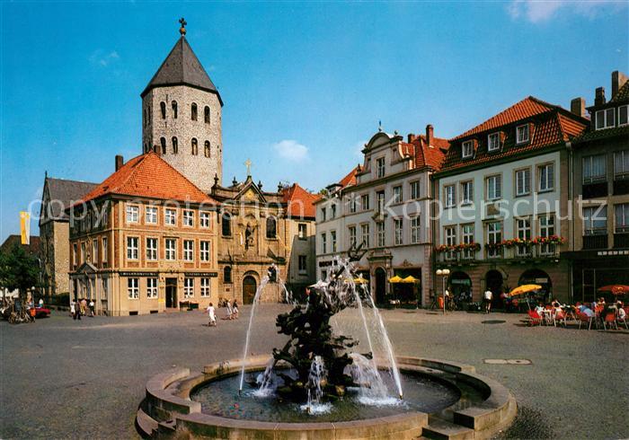 Paderborn Neptunbrunnen Gaukirche
