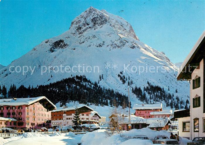 Lech Vorarlberg Omeshorn Winterlandschaft