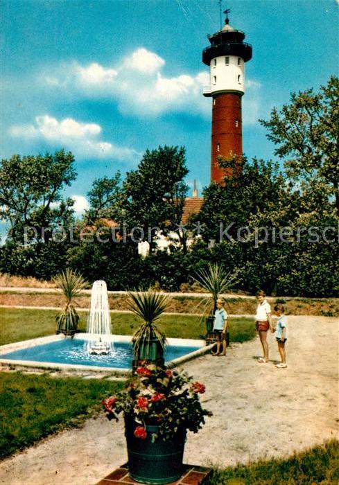 Wangerooge Nordseebad Hindenburgplatz Leuchtturm