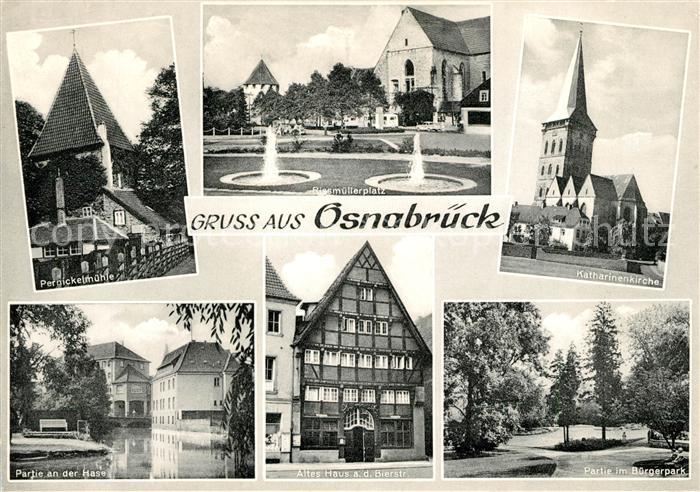 Osnabrueck Katharinenkirche Buergerpark Hase