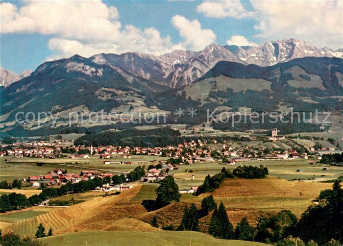 Sonthofen Oberallgaeu Panorama