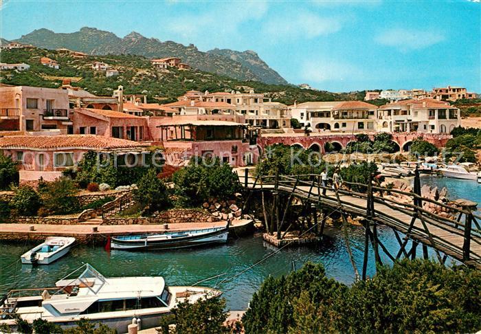 Porto Cervo Hafen Bruecke Panorama