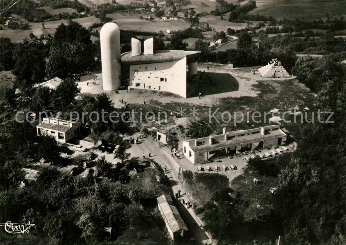 Ronchamp Haute Saone Notre Dame Fliegeraufnahme