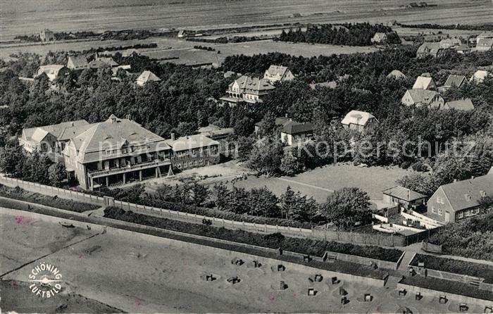 Wyk Foehr Nordseebad Fliegeraufnahme