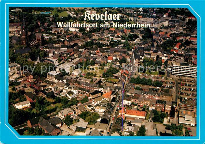 Kevelaer Wallfahrtsort am Niederrhein Fliegeraufnahme