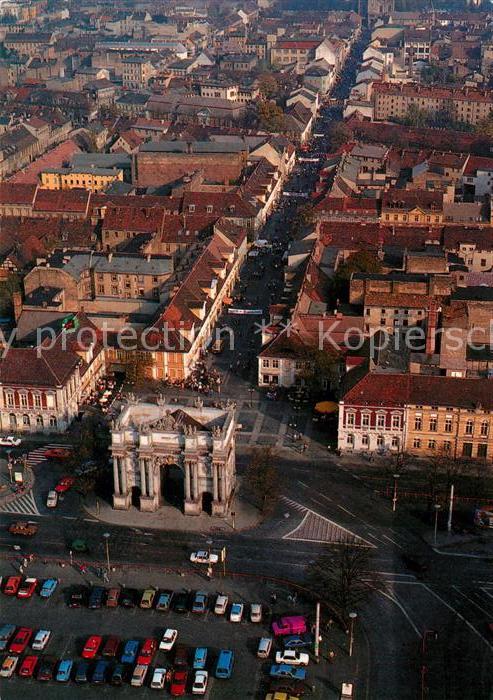 Potsdam Brandenburger Tor Fliegeraufnahme