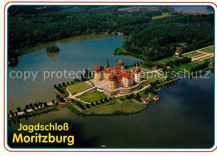 Moritzburg Sachsen Jagdschloss Fliegeraufnahme