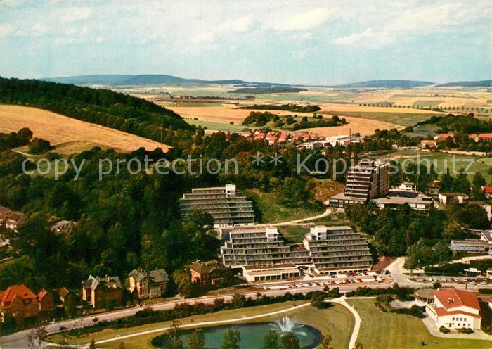 Bad Gandersheim mit Kurheimen Fliegeraufnahme