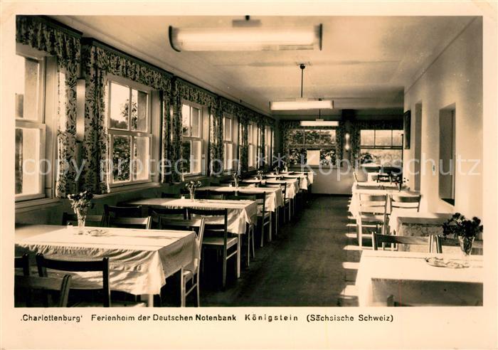 Koenigstein Saechsische Schweiz Charlottenburg Ferienheim der Deutschen Notenban