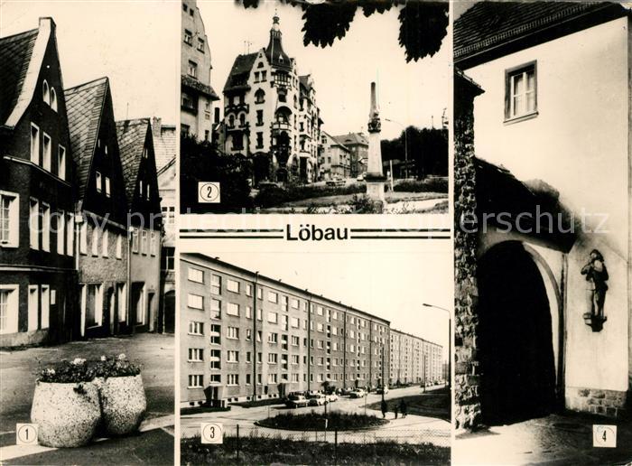 Loebau Sachsen Badergasse Thaelmannring Loebau Nord Stadtpfeifer