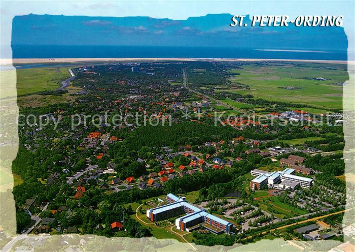 St Peter-Ording Nordseeheilbad Schwefelbad Fliegeraufnahme