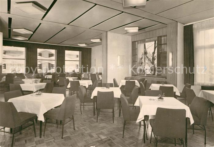 Schierke Harz FDGB Erholungsheim Harzland Speisesaal
