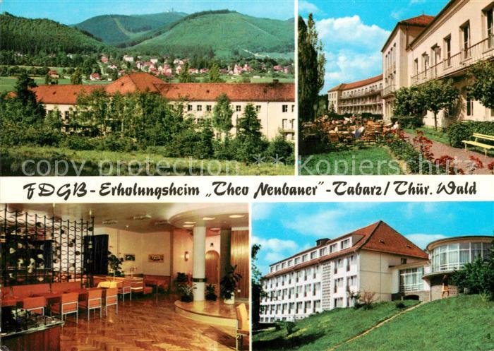 Tabarz FDGB Erholungsheim Theo Neubauer Tanzbar Bettenhaus Grosser Inselsberg