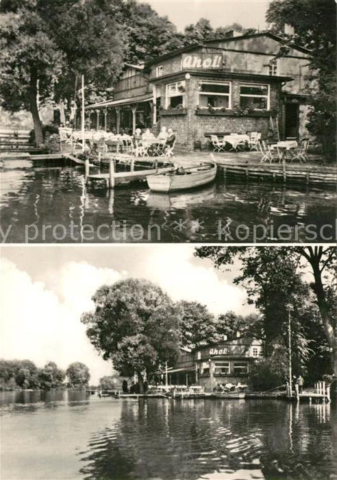 Kyritz Brandenburg Inselrestaurant auf der Unterseeinsel