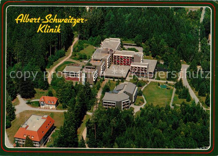 Koenigsfeld Schwarzwald Albert Schweitzer Klinik Kneippkurort Fliegeraufnahme