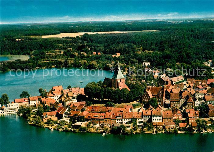 Moelln Lauenburg Kurort Naturpark Lauenburgische Seen Fliegeraufnahme