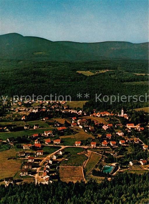 Spiegelau Erholungsort Tor zum Deutschen Nationalpark Fliegeraufnahme