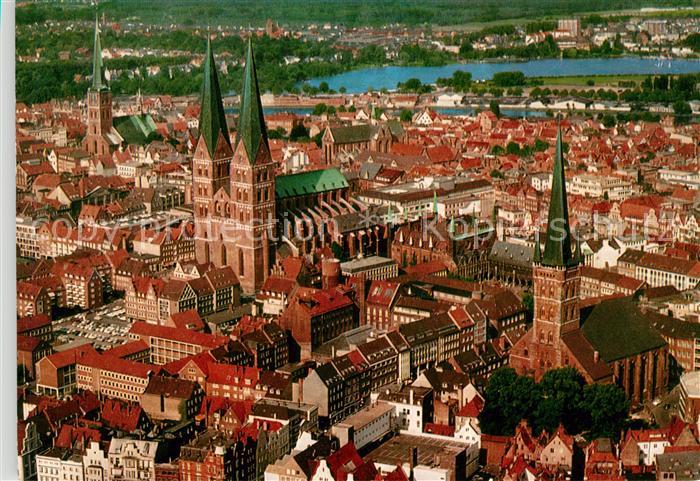 Luebeck Fliegeraufnahme