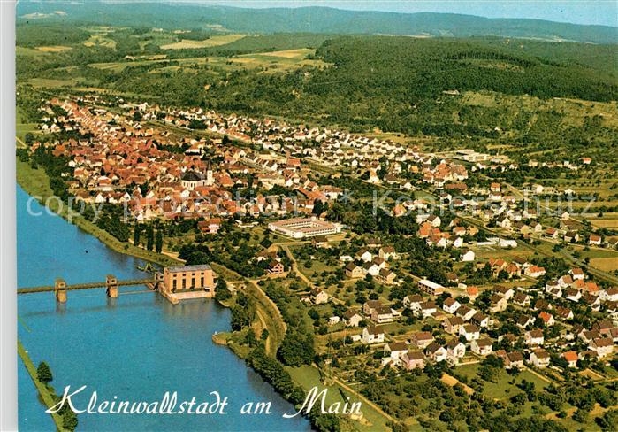 Kleinwallstadt am Main Fliegeraufnahme