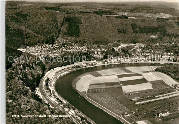 Neckarsteinach Vierburgenstadt Fliegeraufnahme