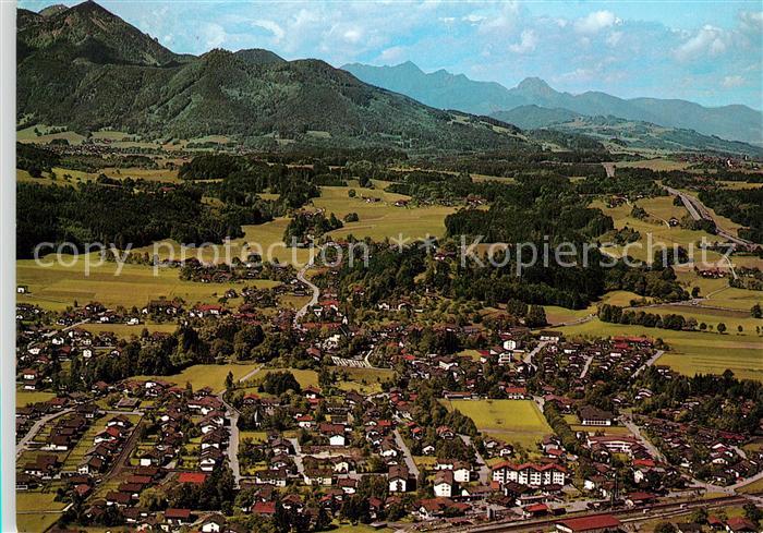Bernau Chiemsee Fliegeraufnahme