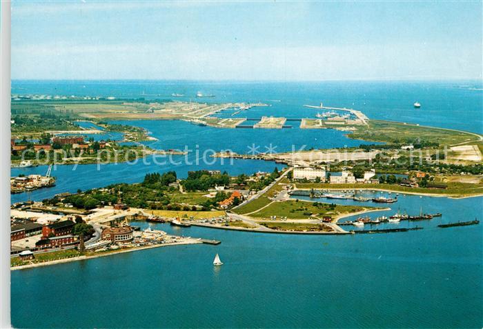 Wilhelmshaven Strandhalle Nassau Bruecke oelhafen Fliegeraufnahme