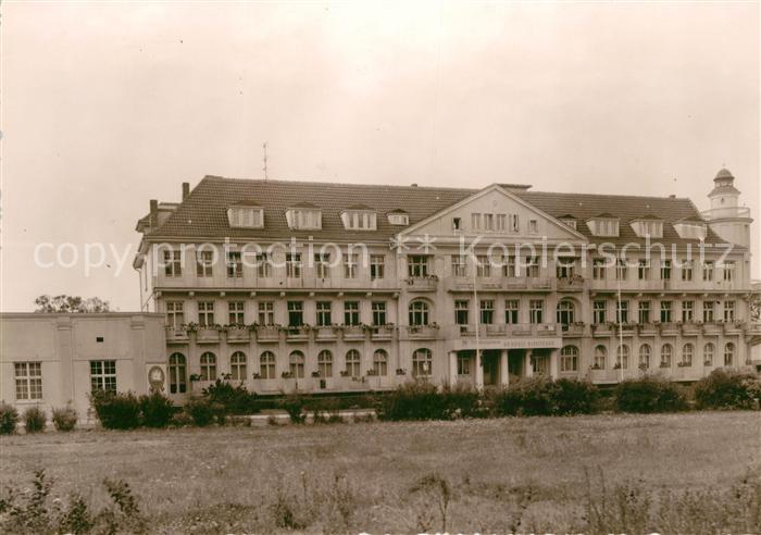 Kuehlungsborn Ostseebad FDGB Erholungsheim Georgij Dimitroff