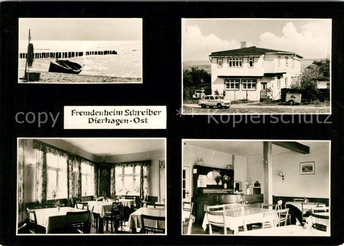 Dierhagen Ostseebad Fremdenheim Schreiber Gastraeume