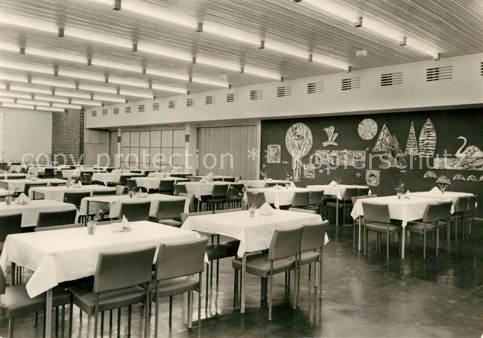 Neuglobsow FDGB Erholungszentrum Stechlin Speiseraum