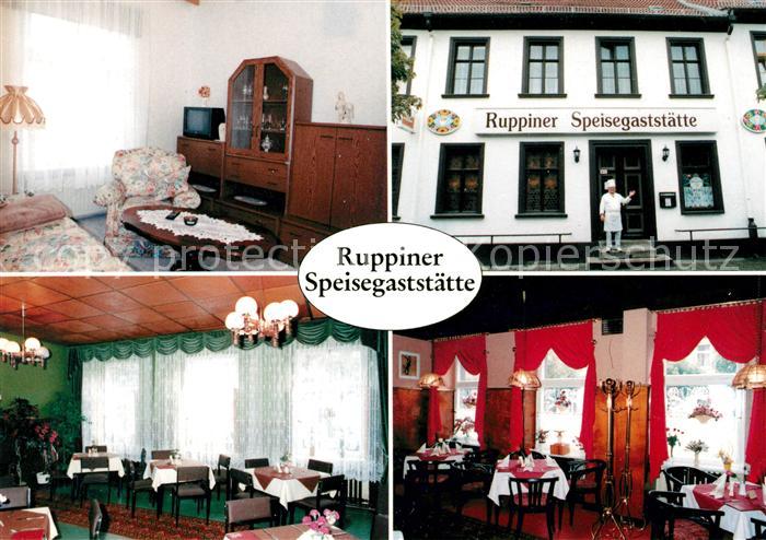 Neuruppin Ruppiner Speisegaststaette Zimmer Gastraeume