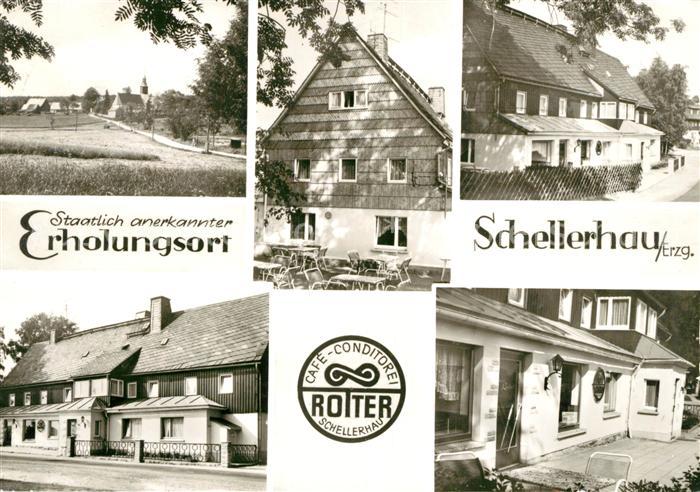 Schellerhau Cafe Conditorei Rotter Teilansichten