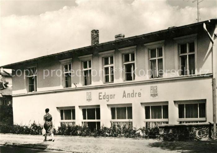 Heringsdorf Ostseebad Usedom FDGB Erholungsheim Edgar Andre