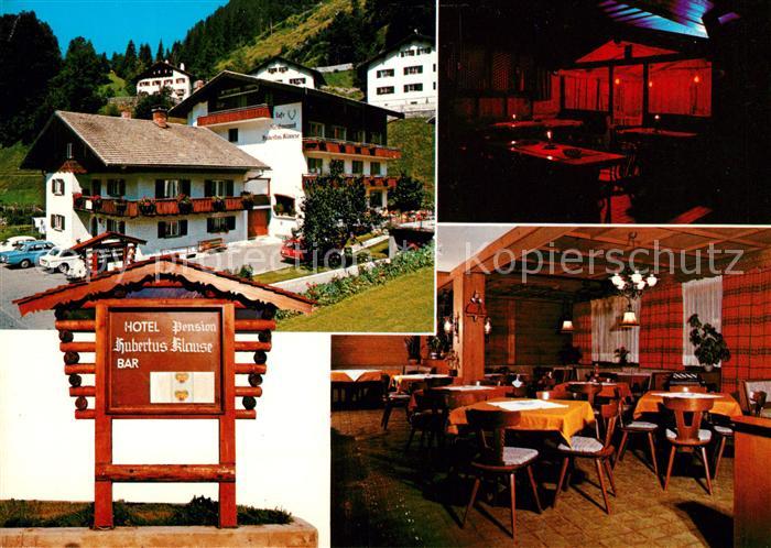 Partenen Vorarlberg Gasthaus Hubertusklause Hotel Gaststube