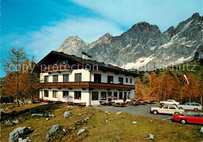 Ramsau Dachstein Steiermark Gasthof Hunerkogel Dachstein Suedwandbahn Dachsteing