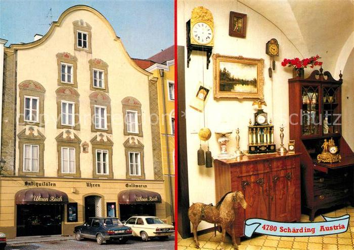 Schaerding Antiquitaetenstube Uhren Reich Barockhaus