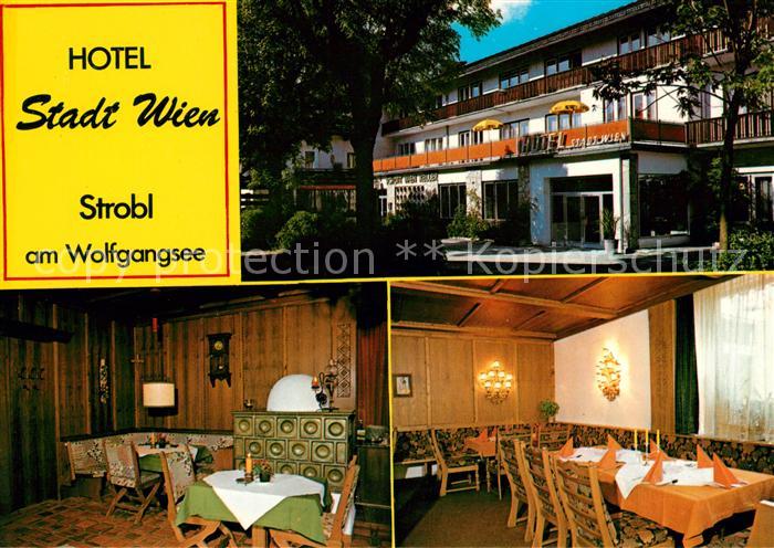 Strobl Wolfgangsee Hotel Stadt Wien Gastraeume