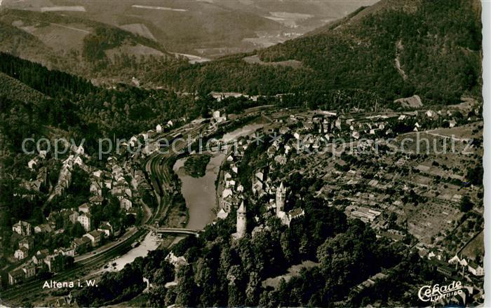 Altena Lenne Fliegeraufnahme