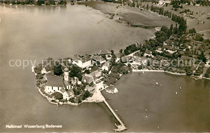 Wasserburg Bodensee Fliegeraufnahme