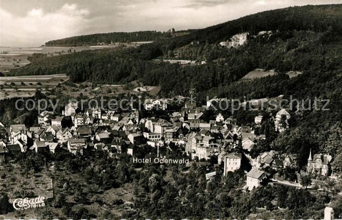 Lindenfels Odenwald Fliegeraufnahme Hotel Odenwald