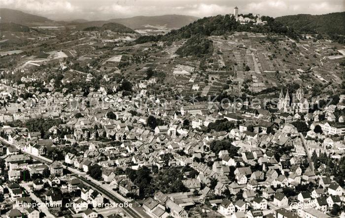Heppenheim Bergstrasse Fliegeraufnahme