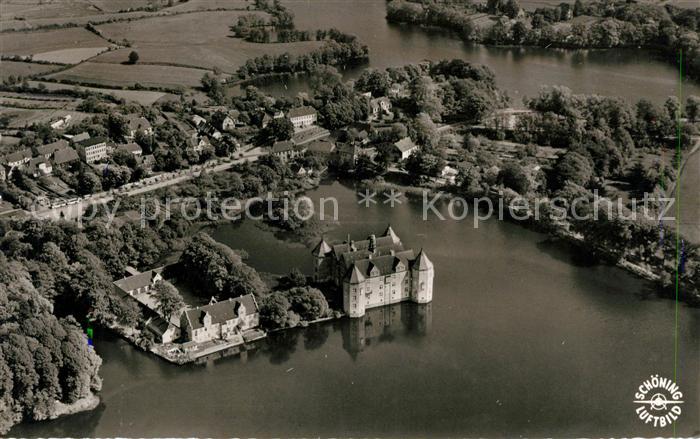 Gluecksburg Ostseebad Schloss Fliegeraufnahme