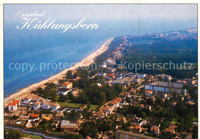 Kuehlungsborn Ostseebad Fliegeraufnahme