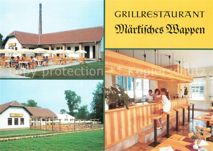 Dannenwalde Gransee Grillrestaurant Maerkisches Wappen