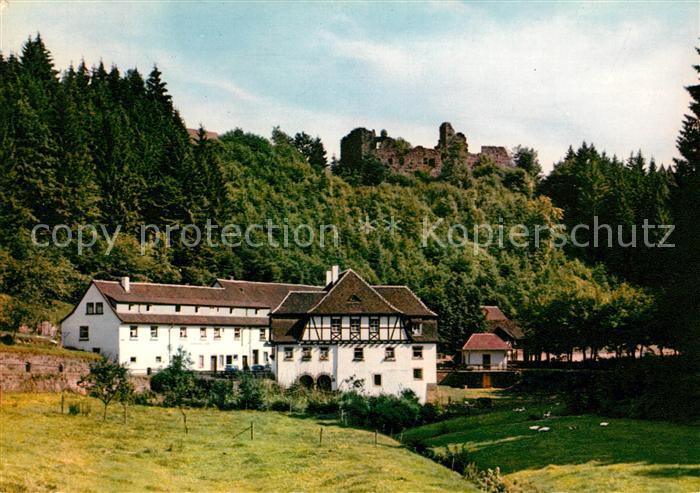 Kaiserslautern Gasthaus Klugsche Muehle Burgruine Wilenstein