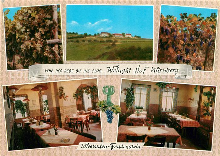 Frauenstein Wiesbaden Gaststaette Weingut Hof Nuernberg