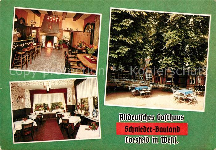 Coesfeld Altdeutsches Gasthaus Schnieder-Bauland