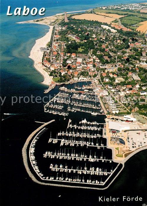 Laboe Fliegeraufnahme Kieler Foerde